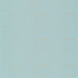 Papier peint Longevity bleu indien doré - MYSTERY - Caselio - MYY101646103