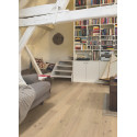QUICK STEP - Compact - Parquet contrecollé "COM1451 chêne blanc coton mat"