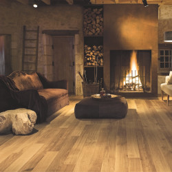 Parquet contrecollé "Chêne miel huilé CAS1472" - Castello QUICK STEP