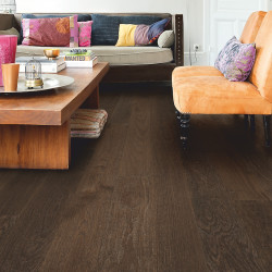 Parquet contrecollé "Chêne café brun mat CAS1352" - Castello QUICK STEP