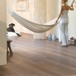 Parquet contrecollé "Chêne cappuccino huilé CAS1478" - Castello QUICK STEP