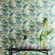 Papier peint Ratan Greenery - WILD – Khrôma by Masureel - WIL104