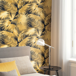 Papier peint Ratan ocre - WILD - Khrôma by Masureel - WIL101
