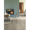 QUICK STEP - Impressive - Lames stratifiées à clipser "IM1858 chêne raboté gris monolames" (résistant)