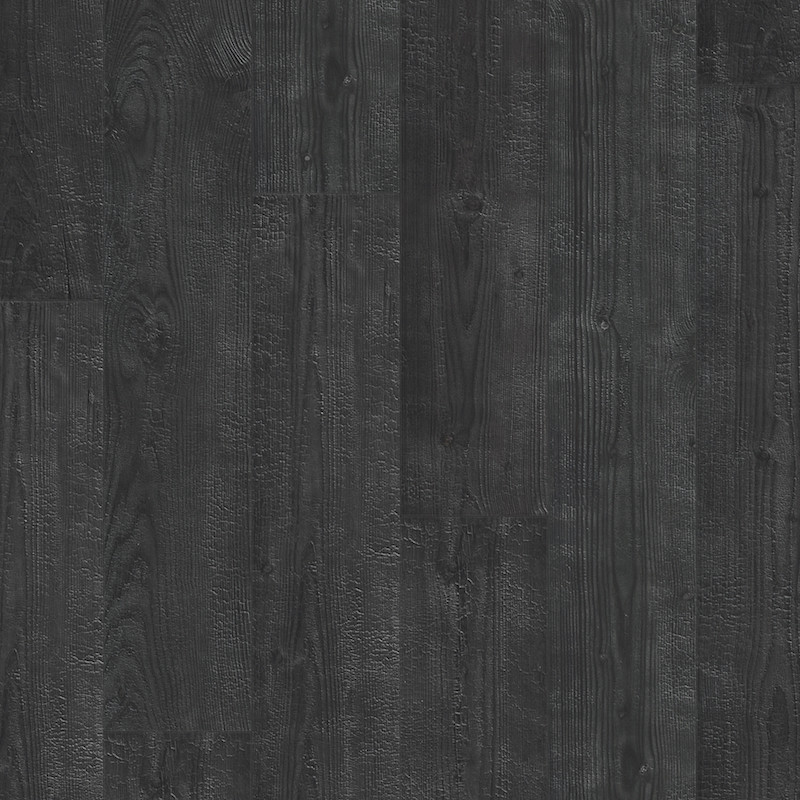 QUICK STEP - Impressive Ultra - Lames stratifiées à clipser "IMU1862 planches aspect bois brûlé monolames" (très résistant)