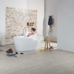 Sol Stratifié "Chêne classique patiné gris IM3560" - Impressive QUICK STEP (résistant)
