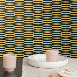 Papier peint Kente Curry -OMBRA- ZOOM by Masureel OMB803