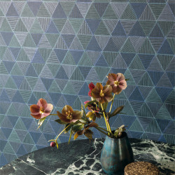 Papier peint Kona Sapphire - OMBRA - Zoom by Masureel - OMB501