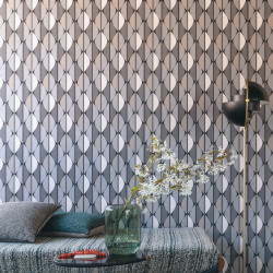 Papier peint Timor Midnight - OMBRA - ZOOM by Masureel - OMB302