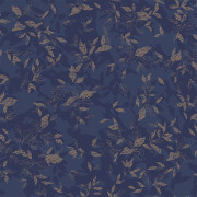 Papier peint Gadagne bleu nuit -JARDINS SUSPENDUS- Casadeco JDSP85206501