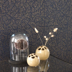 Papier peint Rosa noir - JARDINS SUSPENDUS - Casadeco - JDSP85219408