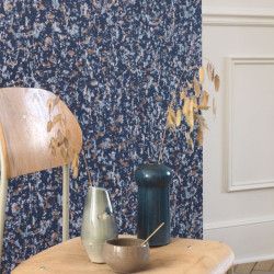 Papier peint Ecorce bleu - JARDINS SUSPENDUS - Casadeco - JDSP85226510