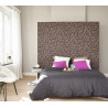 Papier peint Tamaris marron fuchsia -JARDINS SUSPENDUS- Casadeco JDSP85242565