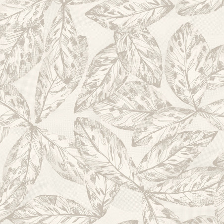 Papier peint Hevea taupe -JARDINS SUSPENDUS- Casadeco JDSP85251102