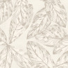 Papier peint Hevea taupe -JARDINS SUSPENDUS- Casadeco JDSP85251102