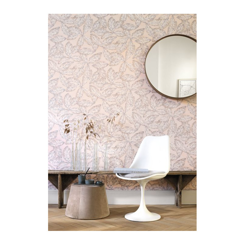 Papier peint Hevea bleu gris -JARDINS SUSPENDUS- Casadeco JDSP85256118