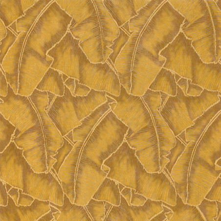 Papier peint Selva jaune -CUBA- Casadeco CBBA84322318