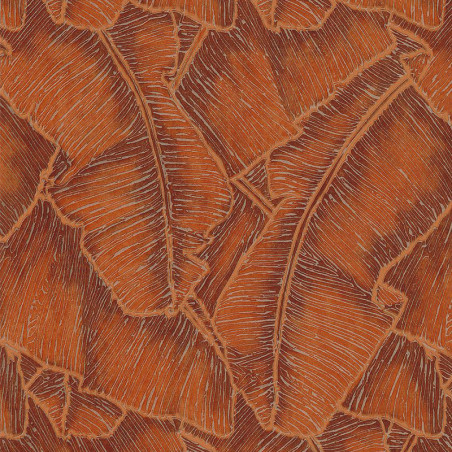 Papier peint Selva orange -CUBA- Casadeco CBBA84323328