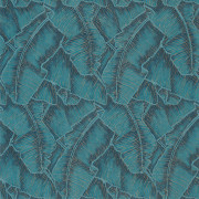 Papier peint Selva turquoise - CUBA - Casadeco - CBBA84326438