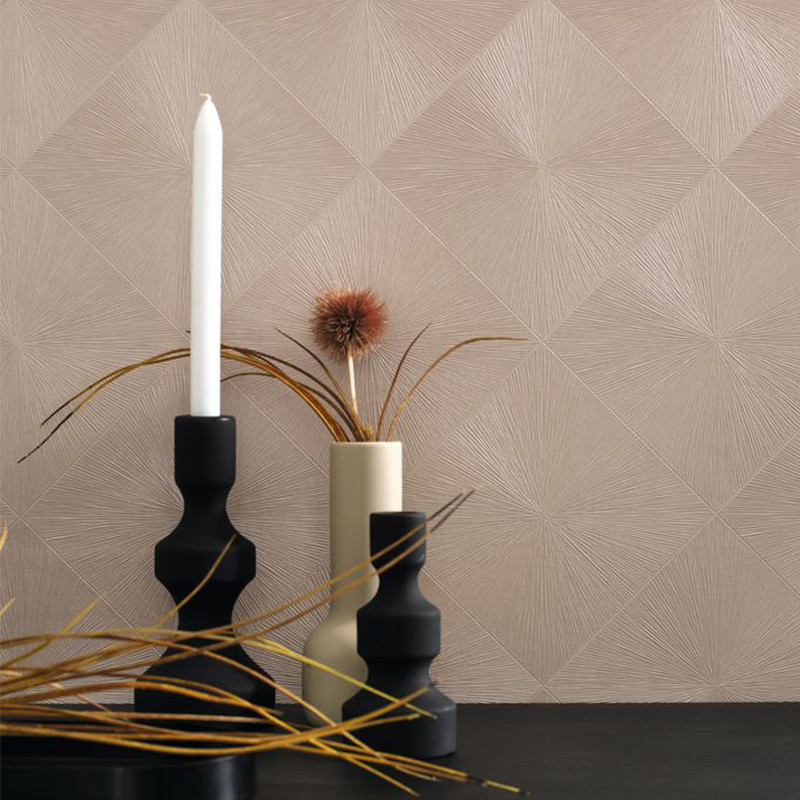 Papier peint Perception Taupe - UTOPIA - Casadeco UTOP85131516