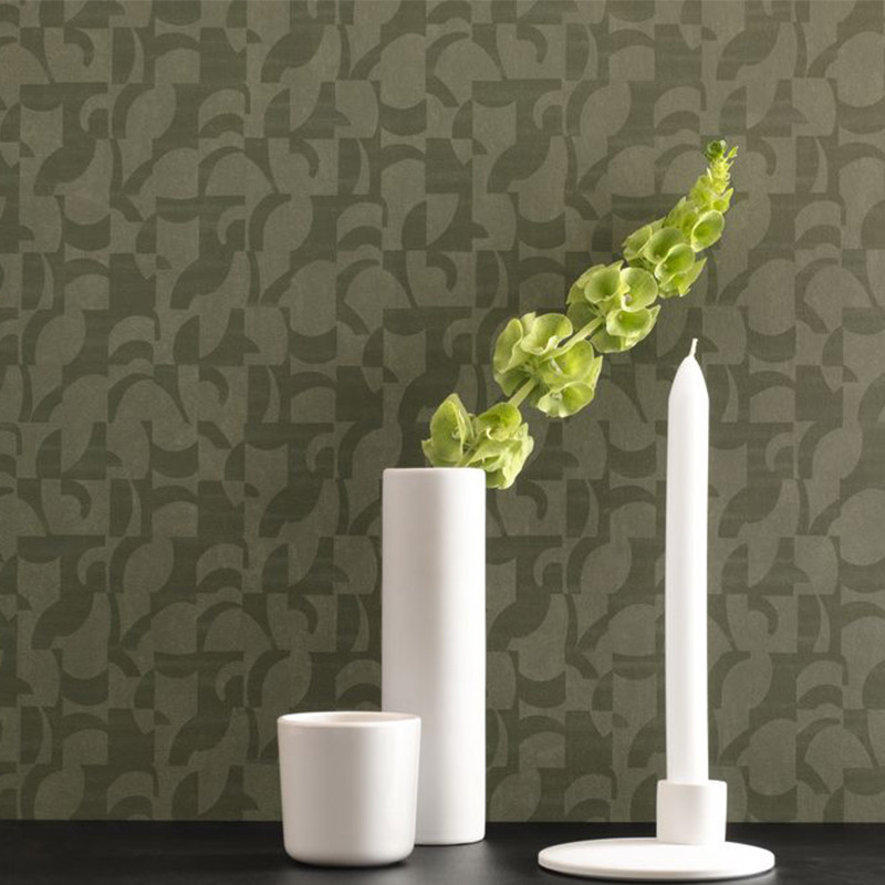 Papier peint Ombre Kaki - UTOPIA - Casadeco UTOP85147511
