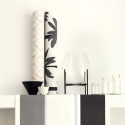 Papier peint Rayures Noir Gris Argent -CLUB BOTANIQUE- Rasch 539035