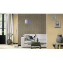 Papier peint Duovintage Or Gris -CLUB BOTANIQUE- Rasch 538670