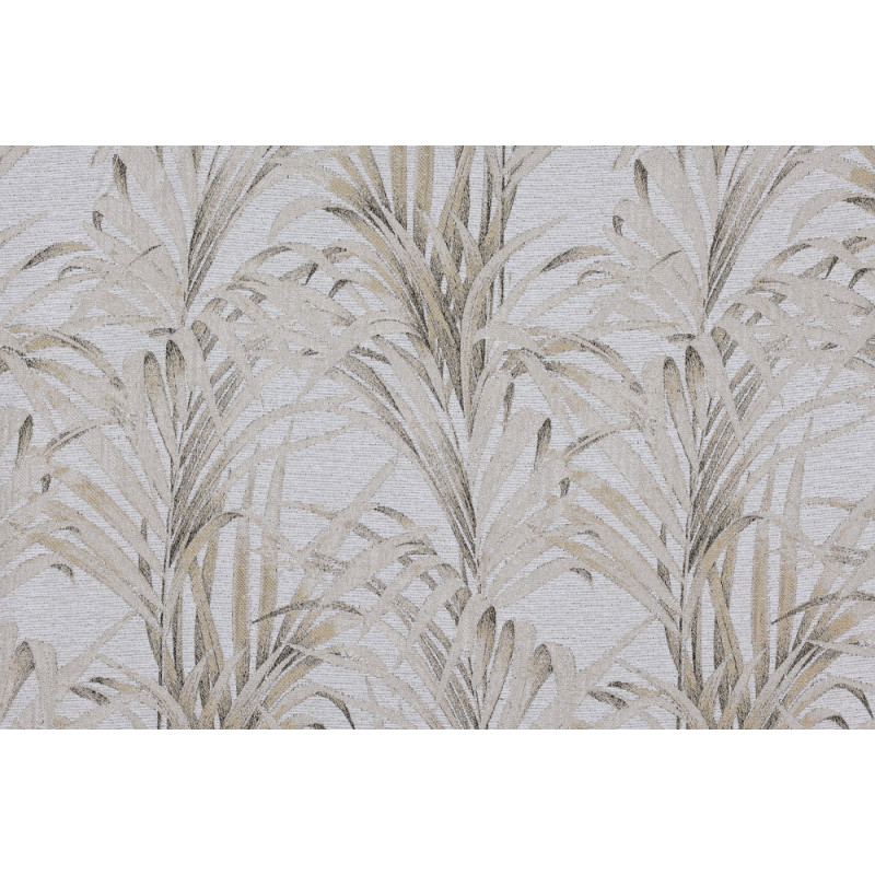 Rideau prêt-à-poser à motif TROPICO gris beige - Linder