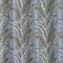 Rideau à œillets - motif exotique gris bleuté - SUMATRA - Linder