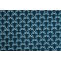 Rideau prêt-à-poser motif GALICE bleu - Linder