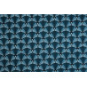 Rideau prêt-à-poser motif GALICE bleu - Linder
