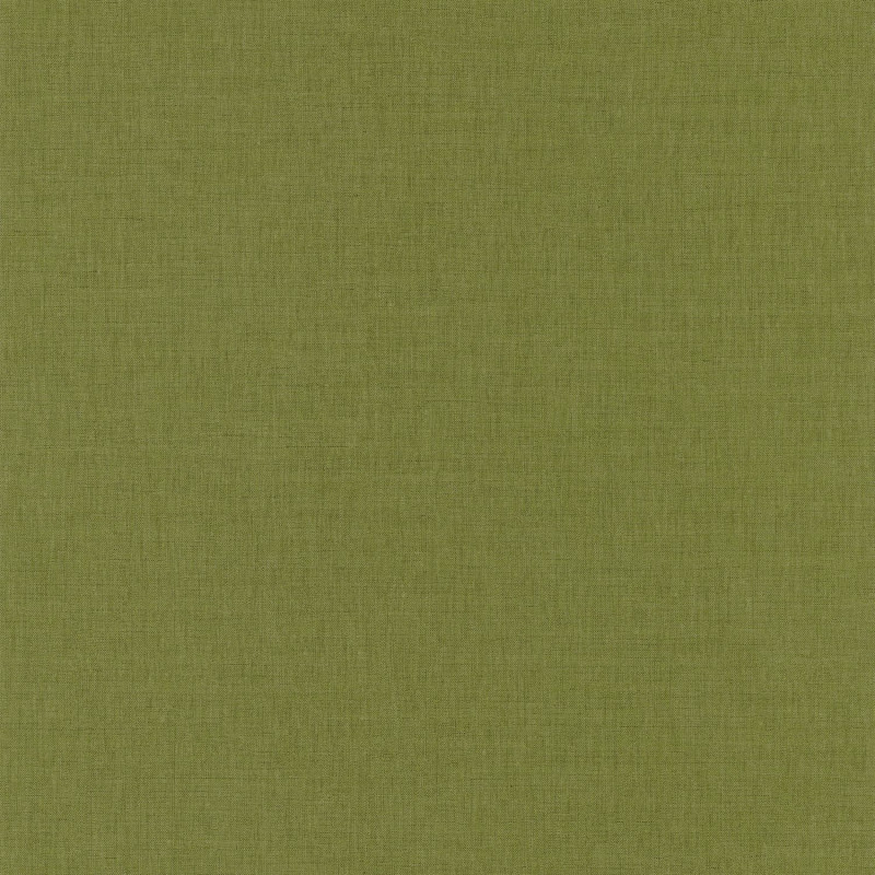 Papier peint Linen Uni vert sapin foncé - LINEN - Caselio - LINN68527350