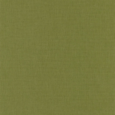 Papier peint uni vert sapin foncé - LINEN - Caselio