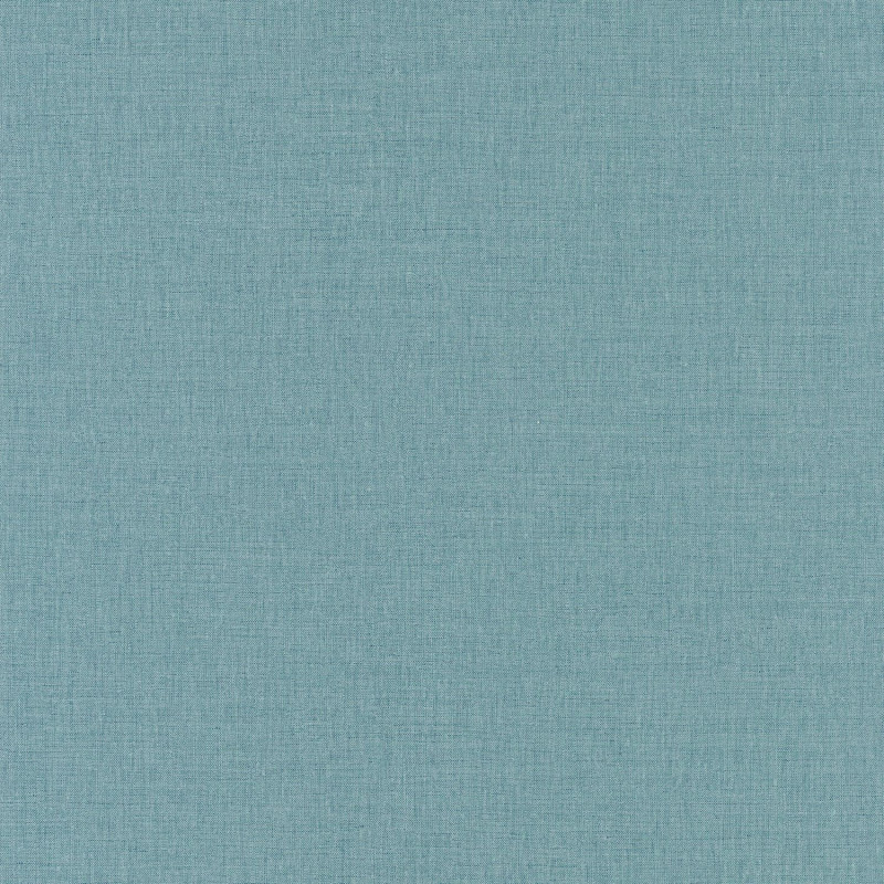 Papier peint uni bleu gris moyen - LINEN - Caselio