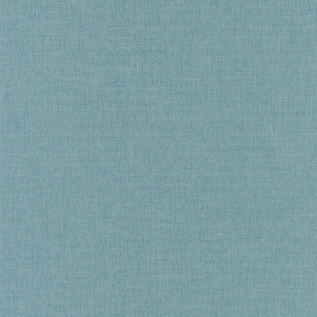 Papier peint uni bleu gris moyen - LINEN - Caselio