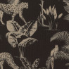 Papier peint 409031 SAVANE motif jungle noir et doré - Rasch Papier peint 409031 SAVANE motif jungle noir et doré - Rasch