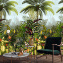 Panoramique BRANCA Jungle Fever vert - Collector - décor mural GRANDECO