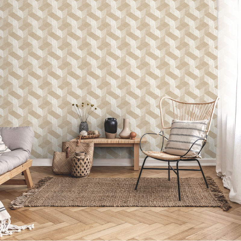 Tapisserie Tropicale Beige