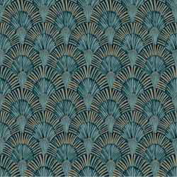 Papier peint Deco Fan vert - JUNGLE FEVER - Grandeco Life - JF3001 