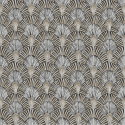 Papier peint à motif DECO FAN gris JF3003 - JUNGLE FEVER - Grandeco
