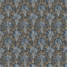 Papier peint à motif DECO FAN bleu JF3002 - JUNGLE FEVER - Grandeco