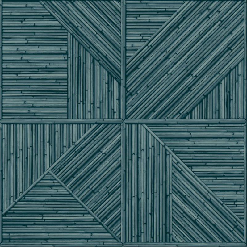 Papier peint Paglia bleu - JUNGLE FEVER - Grandeco Life - JF2402 
