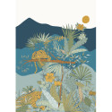 Papier peint panoramique à motif KENYA multicolore OUP101477717 - OUR PLANET - CASELIO