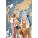Papier peint à motif WORLD MAP bleu et beige OUP102032066 - OUR PLANET - Caselio