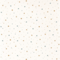Papier peint Stars In Your Eyes bleu et beige - OUR PLANET - Caselio - OUP101926019 