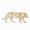 Papier peint à motif EYES OF THE TIGER blanc et ocre OUP101962105 - OUR PLANET - Caselio