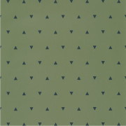 Papier peint à motif BERMUDA TRIANGLE vert kaki et bleu nuit OUP101997400 - OUR PLANET - Caselio