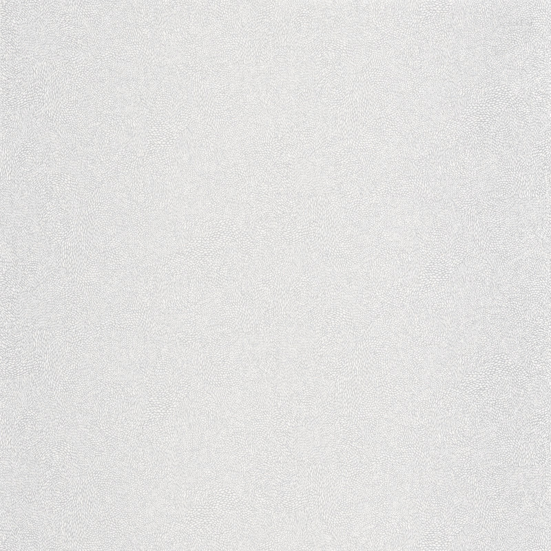 Papier peint à motif APRIL argente FLP101849090 - FLOWER POWER - CASELIO