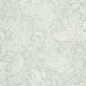 Papier peint à motif SEPTEMBER vert d'eau FLP101897077 - FLOWER POWER - CASELIO