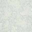 Papier peint à motif SEPTEMBER vert d'eau FLP101897077 - FLOWER POWER - CASELIO
